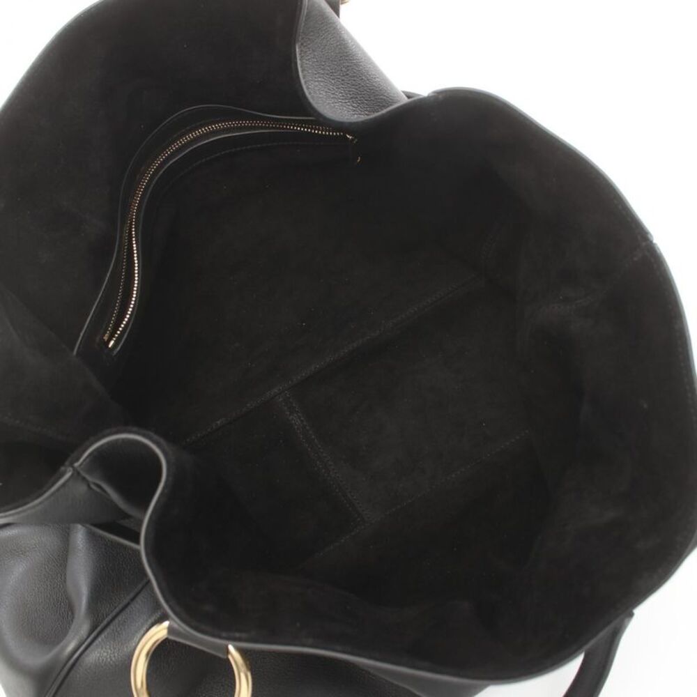 Celine Anita Leather Tote Bag Black - Picture 3 of 4